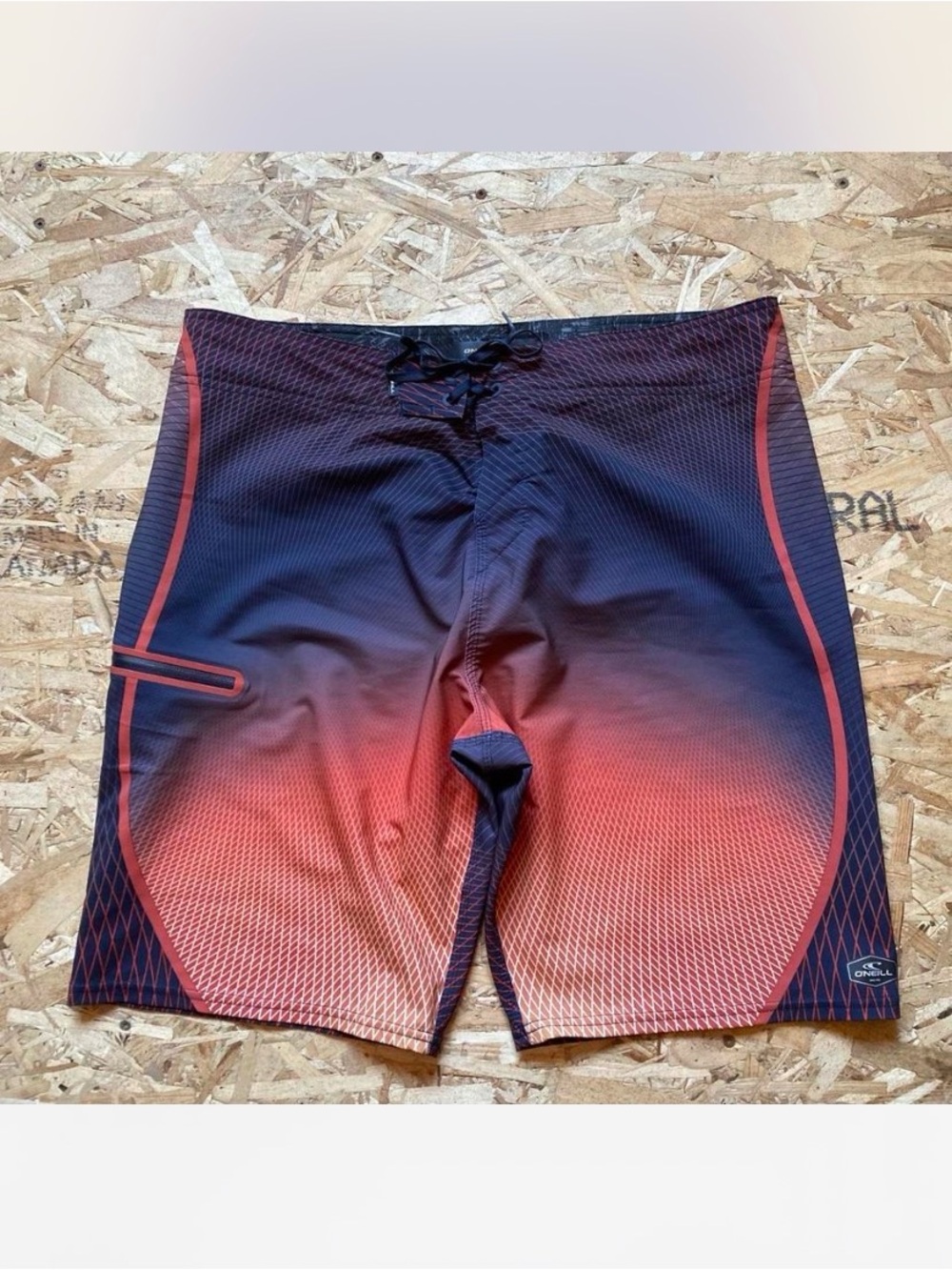 O'Neill Men’s Gradient Orange-Black Swim Boardshorts